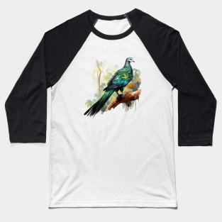 Nicobar Pigeon Baseball T-Shirt